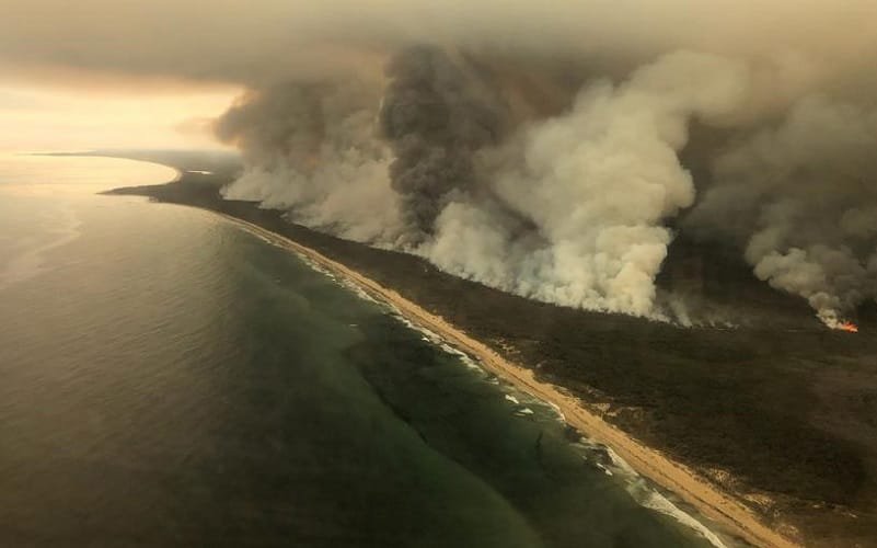 Fumaça dos incêndios na Austrália chega no Rio Grande do Sul