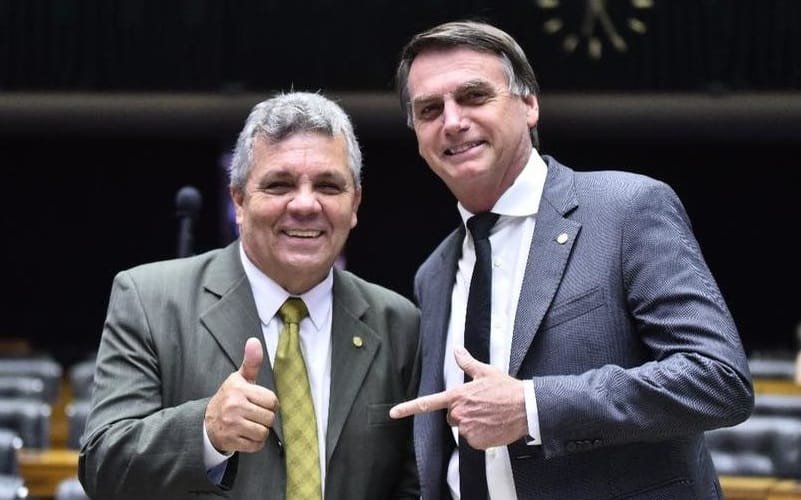 Alberto Fraga e Jair Bolsonaro