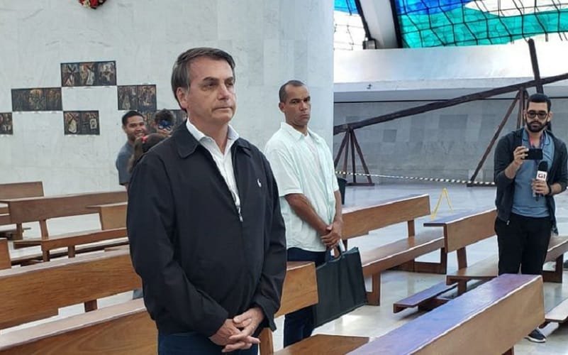 Bolsonaro Catedral de Brasília Misto Brasília