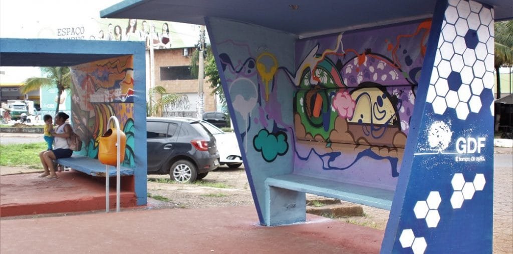 Paradas de ônibus Taguatinga DF