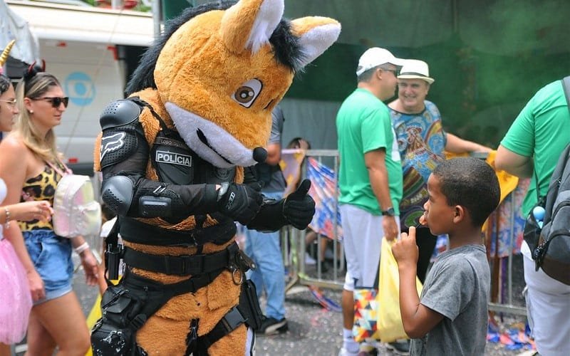 Mascote PMDF Lobo Guará