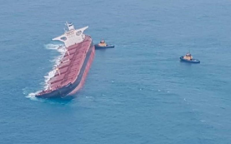 Navio encalhado Maranhão