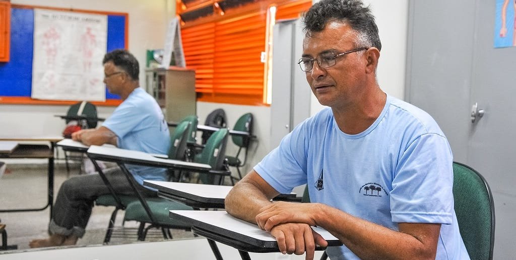 Artista de rua Hélio Pereira