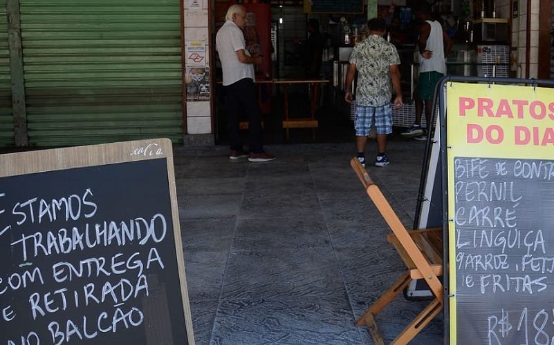 comércio coronavírus Misto Brasília