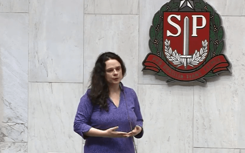 Deputado estadual Janaína Paschoal
