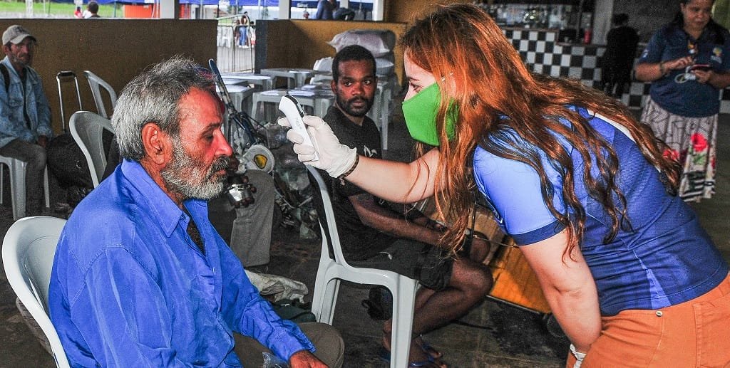 coronavírus acampamento DF