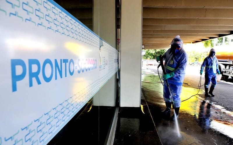 Coronavírus desinfecção DF