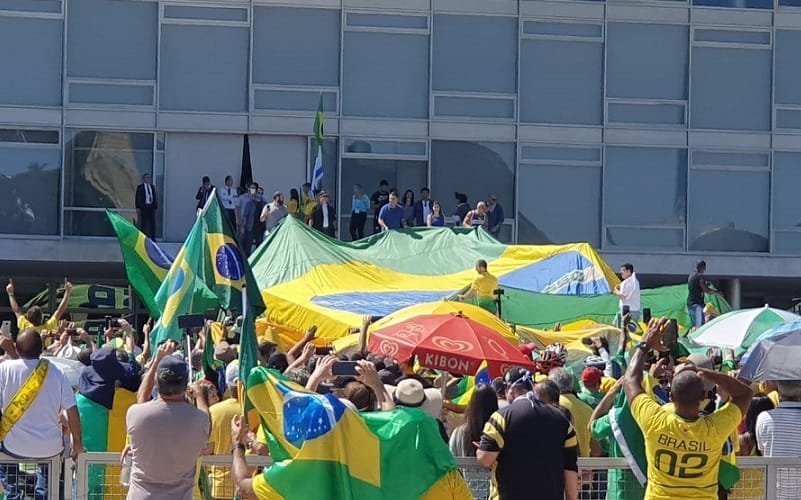 Bolsonarista manifestação Planalto