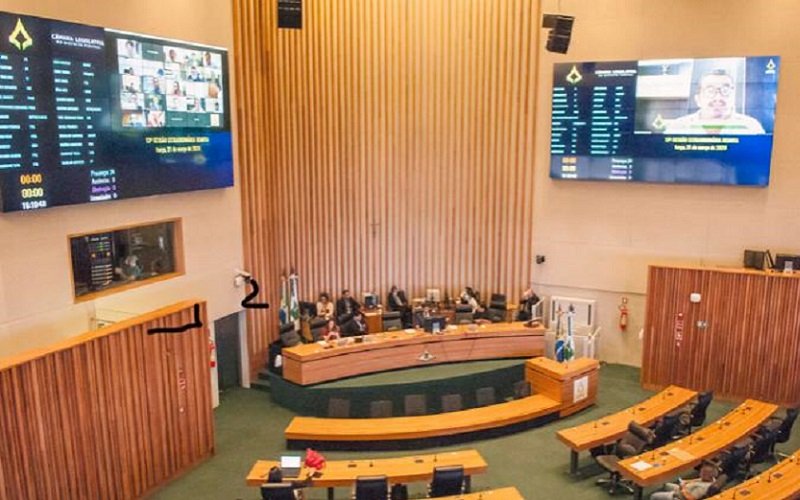 Plenário da Câmara Legislativa DF Misto Brasília