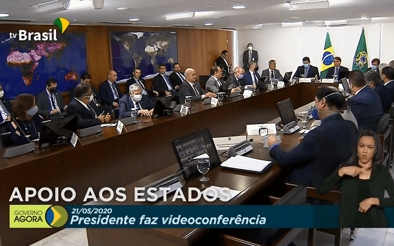 Reunião de governadores com Bolsonaro