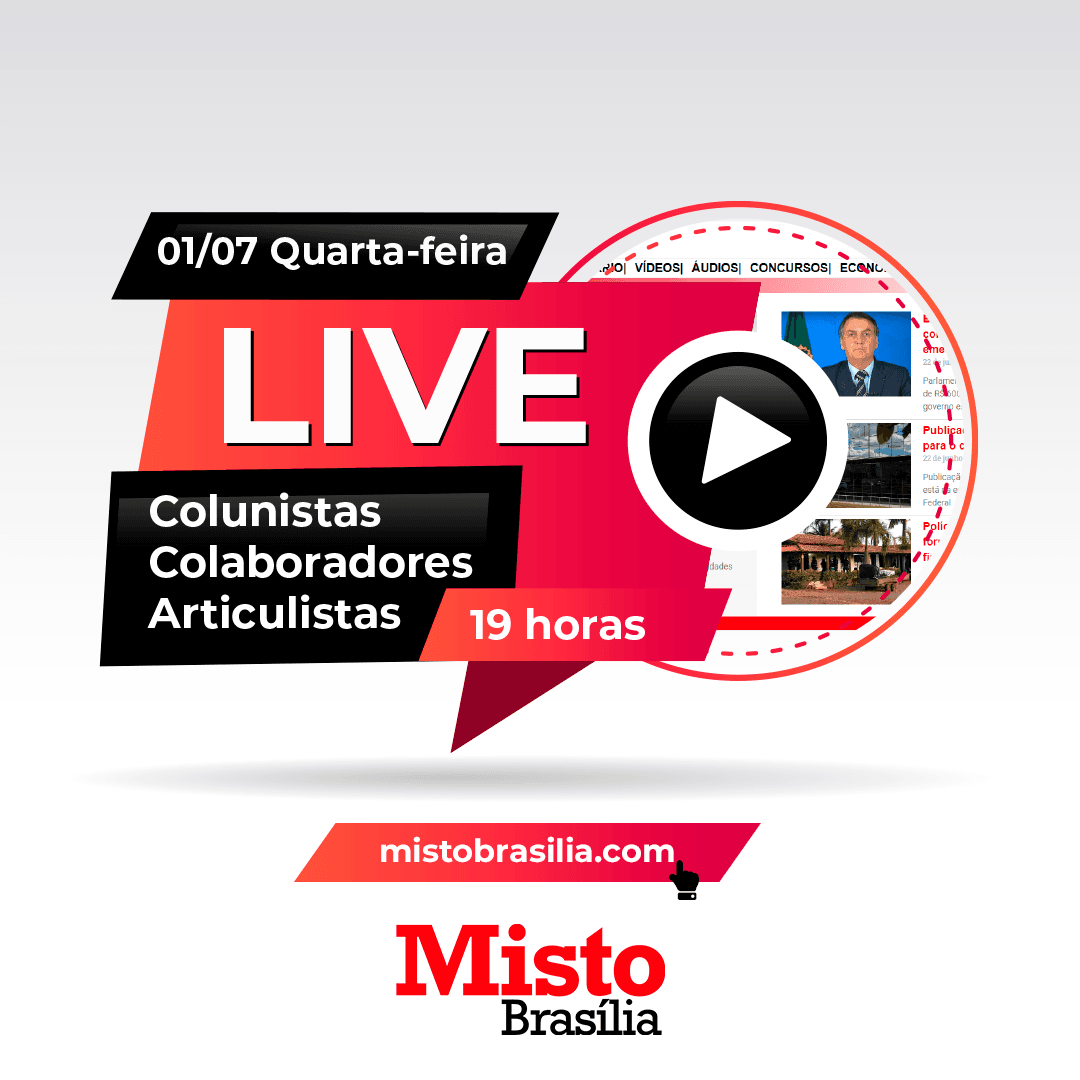 Live vai reunir na quarta-feira os colunistas do Misto Brasília