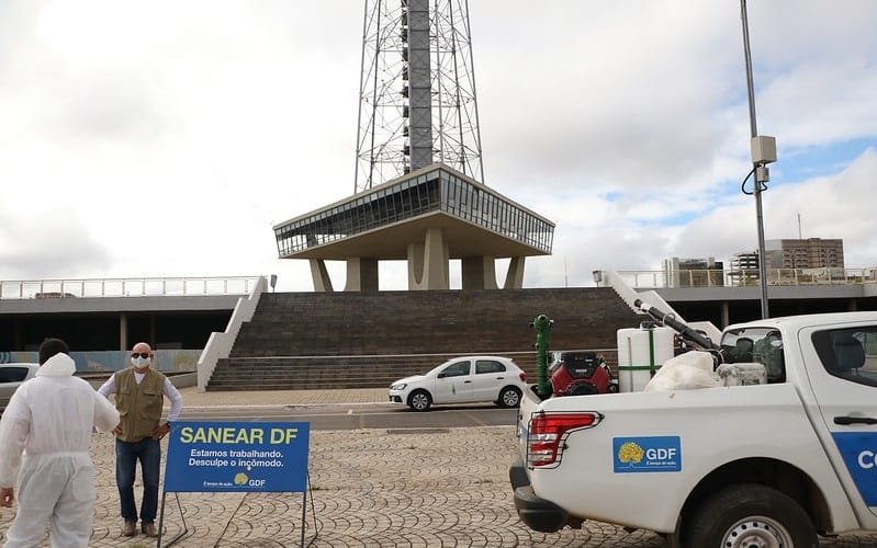 Feira da Torre é higienizada