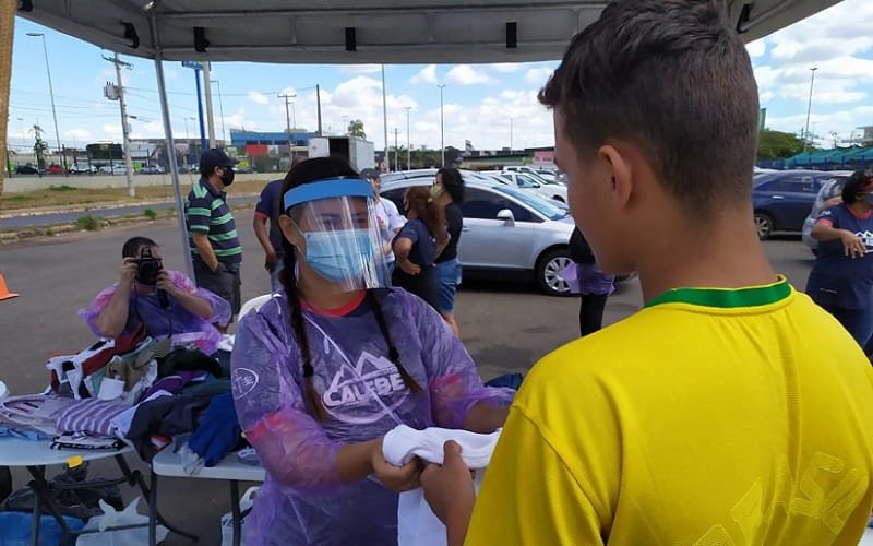Doação moradores de rua Taguatinga Misto Brasília