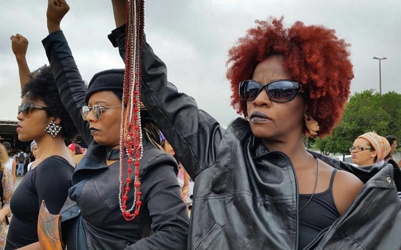 Mulheres negras protesto