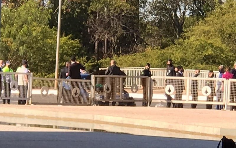 Palácio do Planalto batida carro