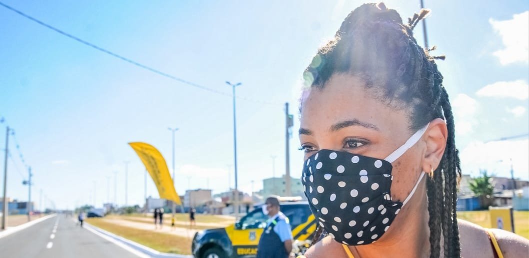 Camylla Valle foi conferir de perto com a família o primeiro dia do Domingo da Gente no Paranoá/Lúcio Bernardo Jr/Agência Brasília