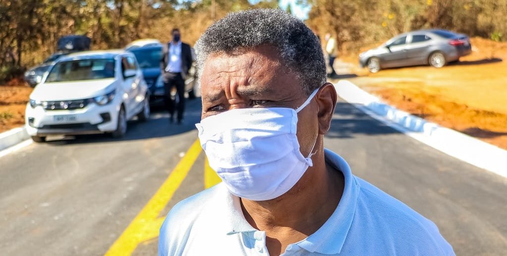 João Gomes, o presidente da Associação Comercial do Itapoã, gostou das melhorias na Rota do Cavalo (DF-250)/Renato Alves/Agência Brasília