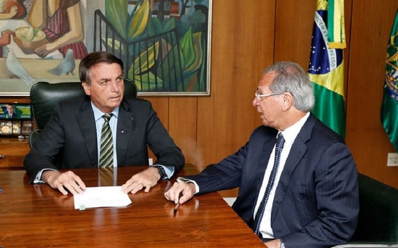 Jair Bolsonaro e Paulo Guedes Misto Brasília