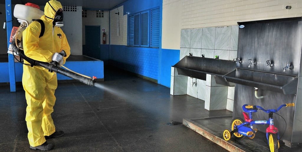 Maioria das escolas públicas do DF já foi higienizada