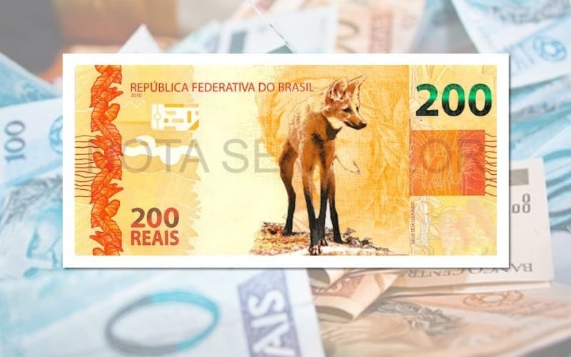 Começa a circular hoje a nota de R$ 200 com a estampa do lobo-guará