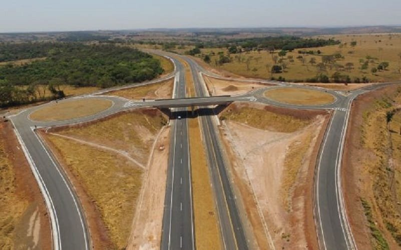 Entregues novos trechos da rodovia entre Cristalina e a divisa de Minas