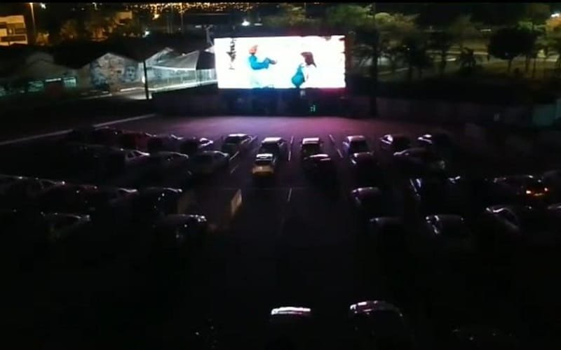 cine drive in Santa Maria