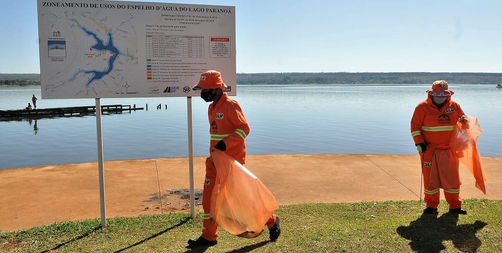 Lago Paranoá DF limpeza