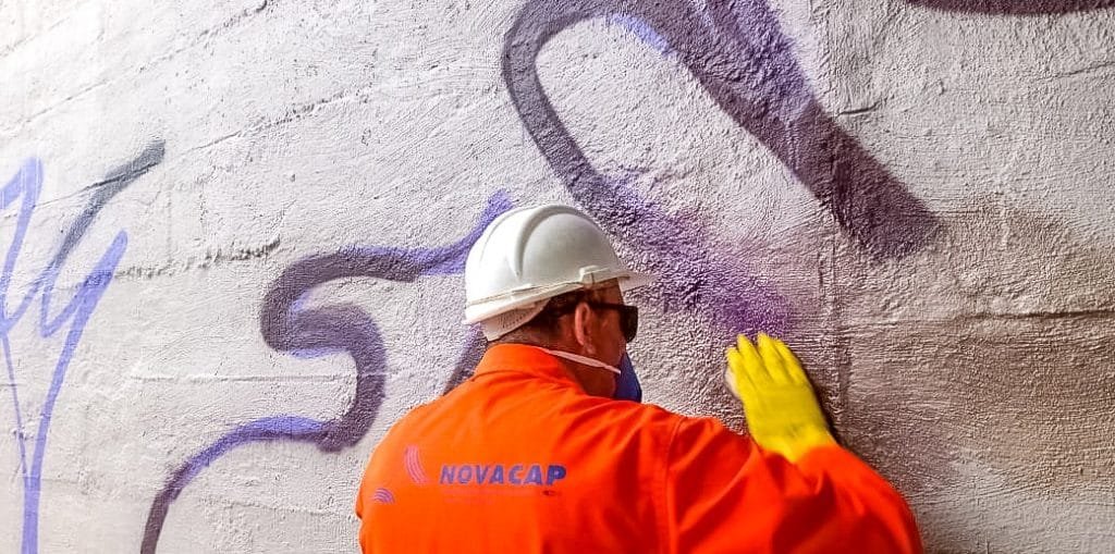 Pichação limpeza dF