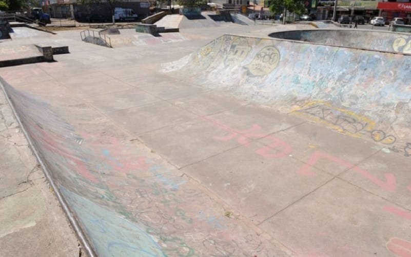 Reforma do Skate Park, no Riacho Fundo, emprega 40 trabalhadores