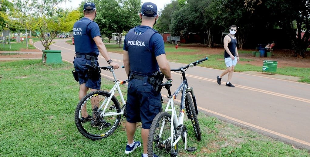 PMDF policiamento bicicleta Misto Brasília