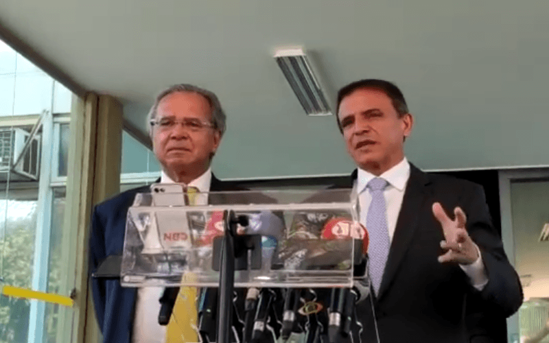 Paulo Guedes e Márcio Bittar