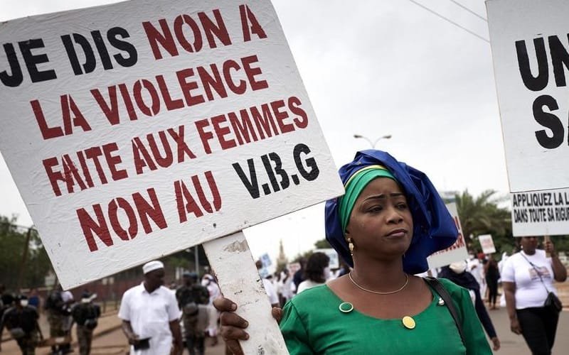 Mulheres protesto Mali