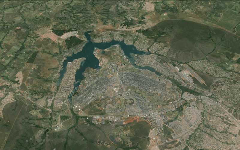 Distrito Federal foto satélite