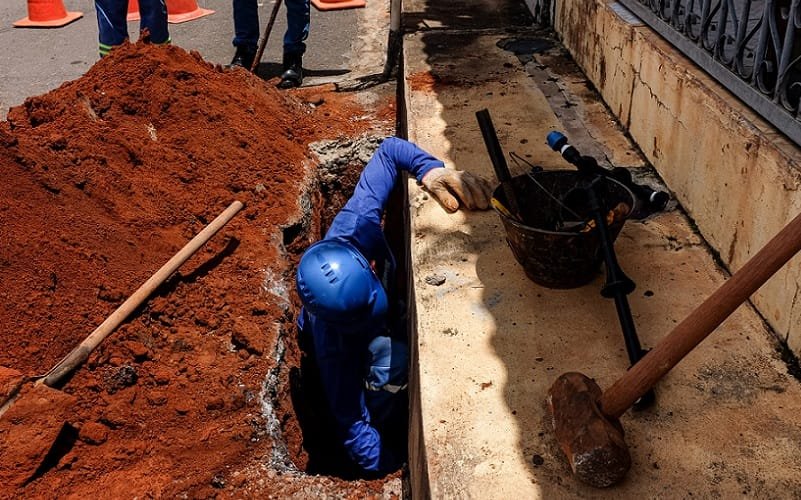 Caesb manutenção de ramais