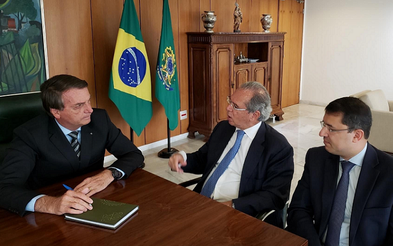 Jair Bolsonaro e Paulo Guedes