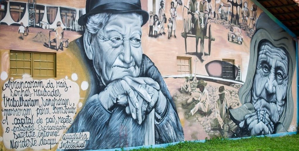 A arte do grafite ganha novas oportunidades para ilustrar os espaços públicos e deixá-los bonitos em Brasília/Divulgação/Secec