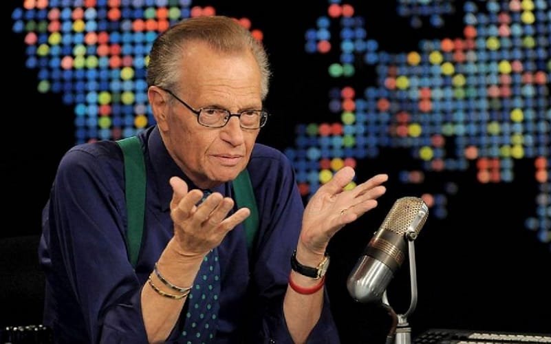 Morreu hoje o apresentador e jornalista americano Larry King