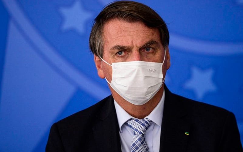 Jair Bolsonaro máscara Misto Brasília