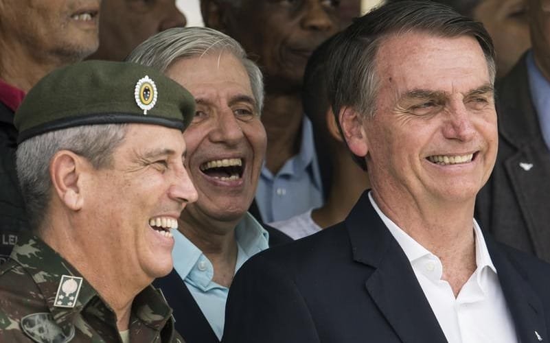 Braga Neto, Augusto Heleno e Bolsonaro