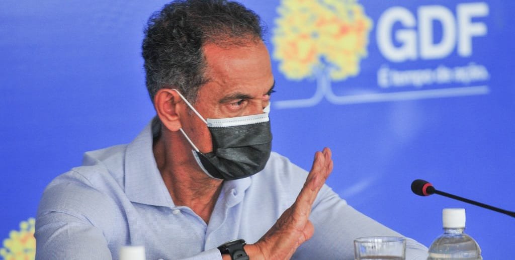 Weligton Moraes, secretário de Comunicação, durante entrevista sobre a pandemia da peste da Covid-19 no Palácio do Buriti/Joel Rodrigues/Agência Brasília