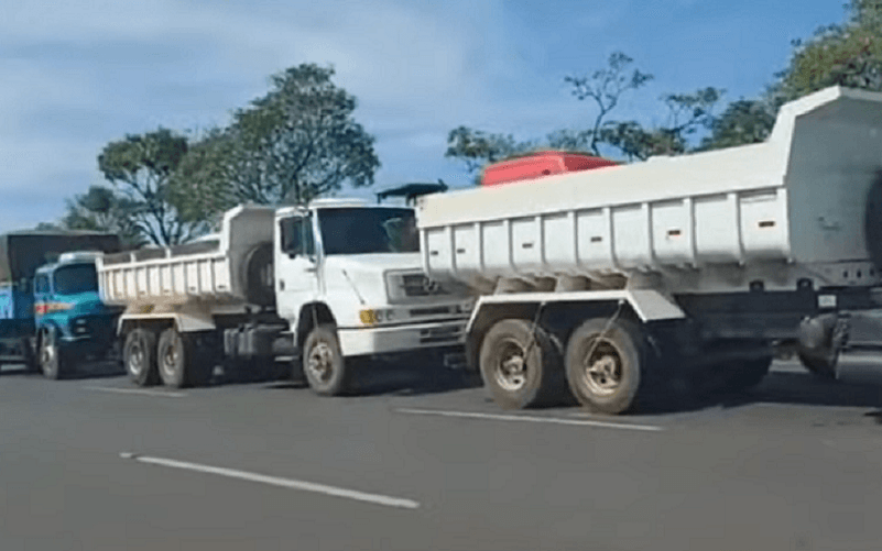 Caminhões vagas abertas motoristas Misto Brasília