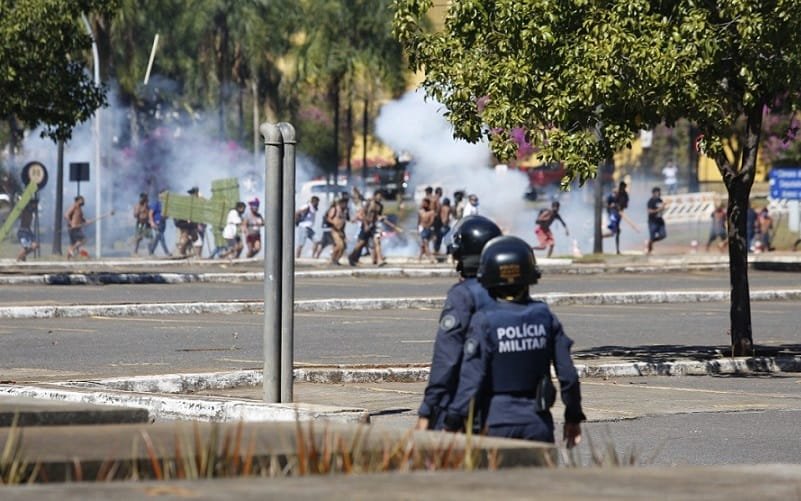 Protesto indígenas