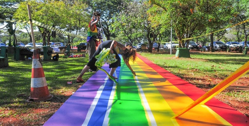 Parque da Cidade DF Brasília arco-íris