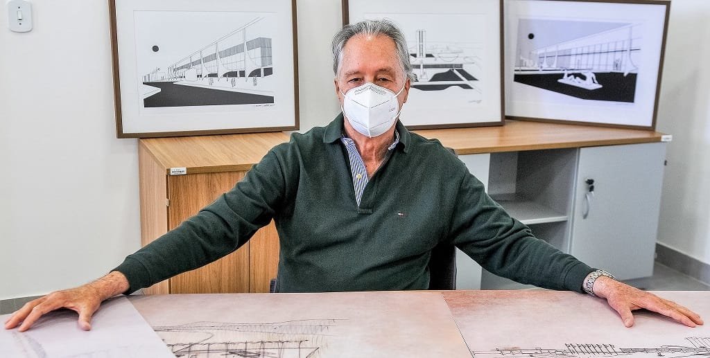 Gervário Cardoso, ex-estagiário de Oscar Niemeyer, doou 14 rascunhos que ganhou do arquiteto para o Projeto Pioneiros/Acácio Pinheiro/Agência Brasília