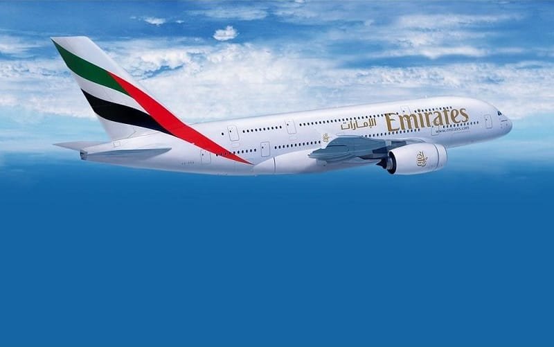 Avião Emirates Airlines