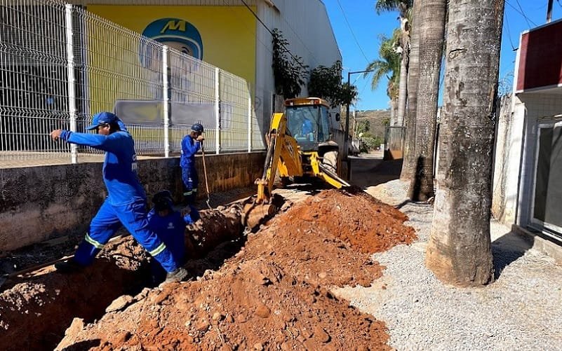 Obra Caesb sobradinho DF