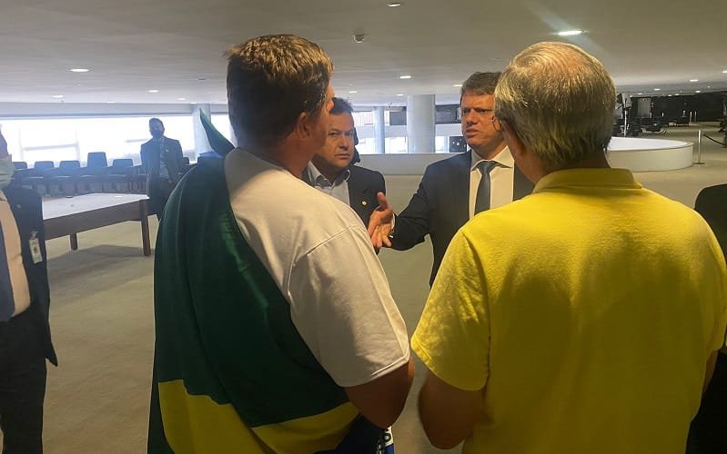 Caminhoneiros reunião Planalto