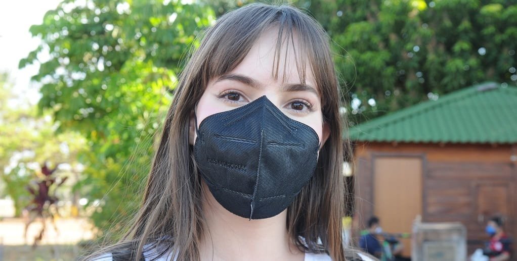 Julhia Pimentel foi ver de perto da reforma do Relógio de Sol. projetado por Oscar Niemeyer no Parque da Cidade/Paulo H. Carvalho/agência Brasília