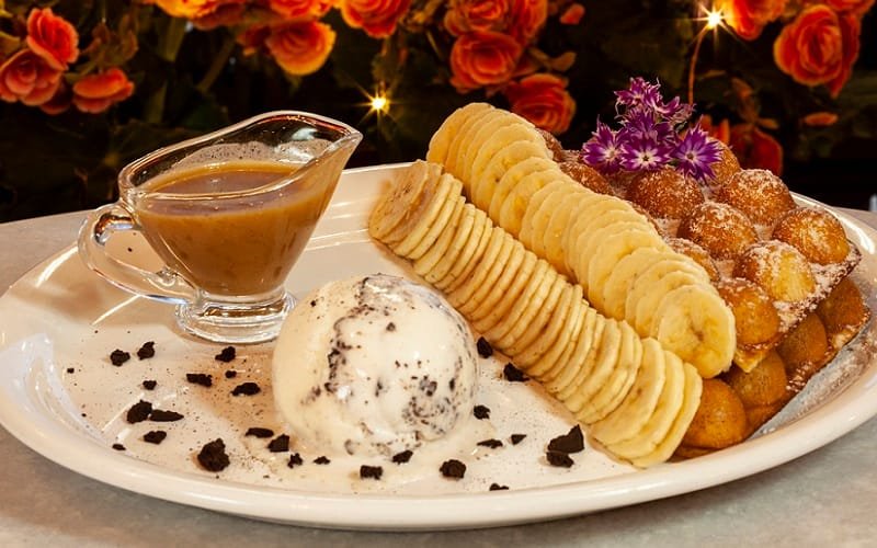 Sorvete wafle banana DF