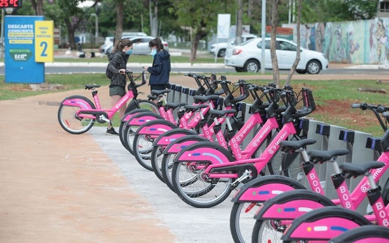 Bicicleta compartilhada DF Misto Brasília